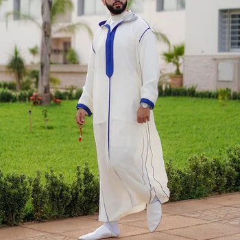 JL005 Dubai Abaya 2022 Muslim Men's Traditional Clothing and Accessories