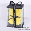 Orso di rose giallo - 25 cm con regalo