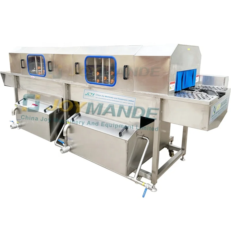 Black Soldier Fly Larve Crate Washing Machine