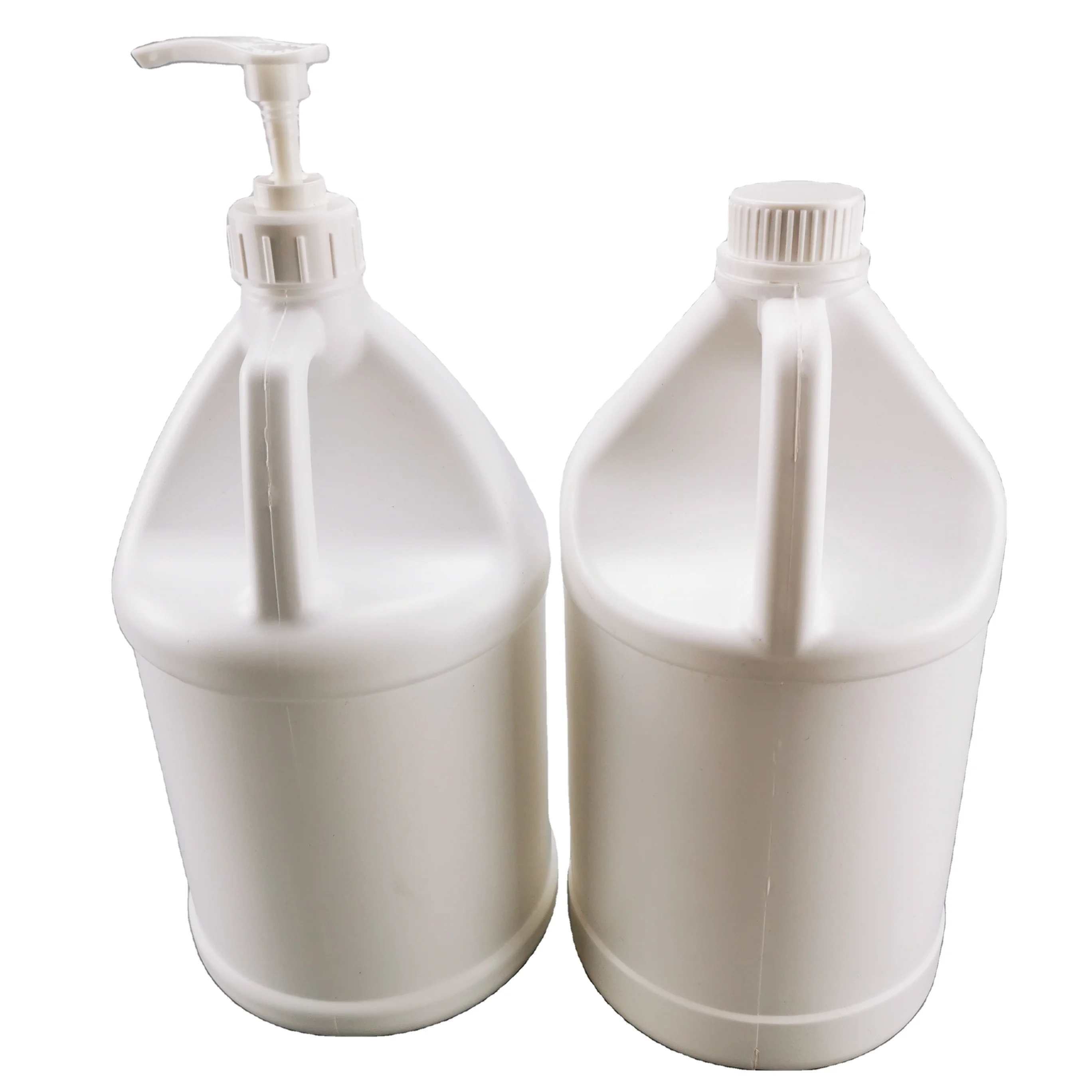Refillable Container Plastic 1 Litre 2 Liter 2.5L 4L 1Gallon Shampoo White Bottle