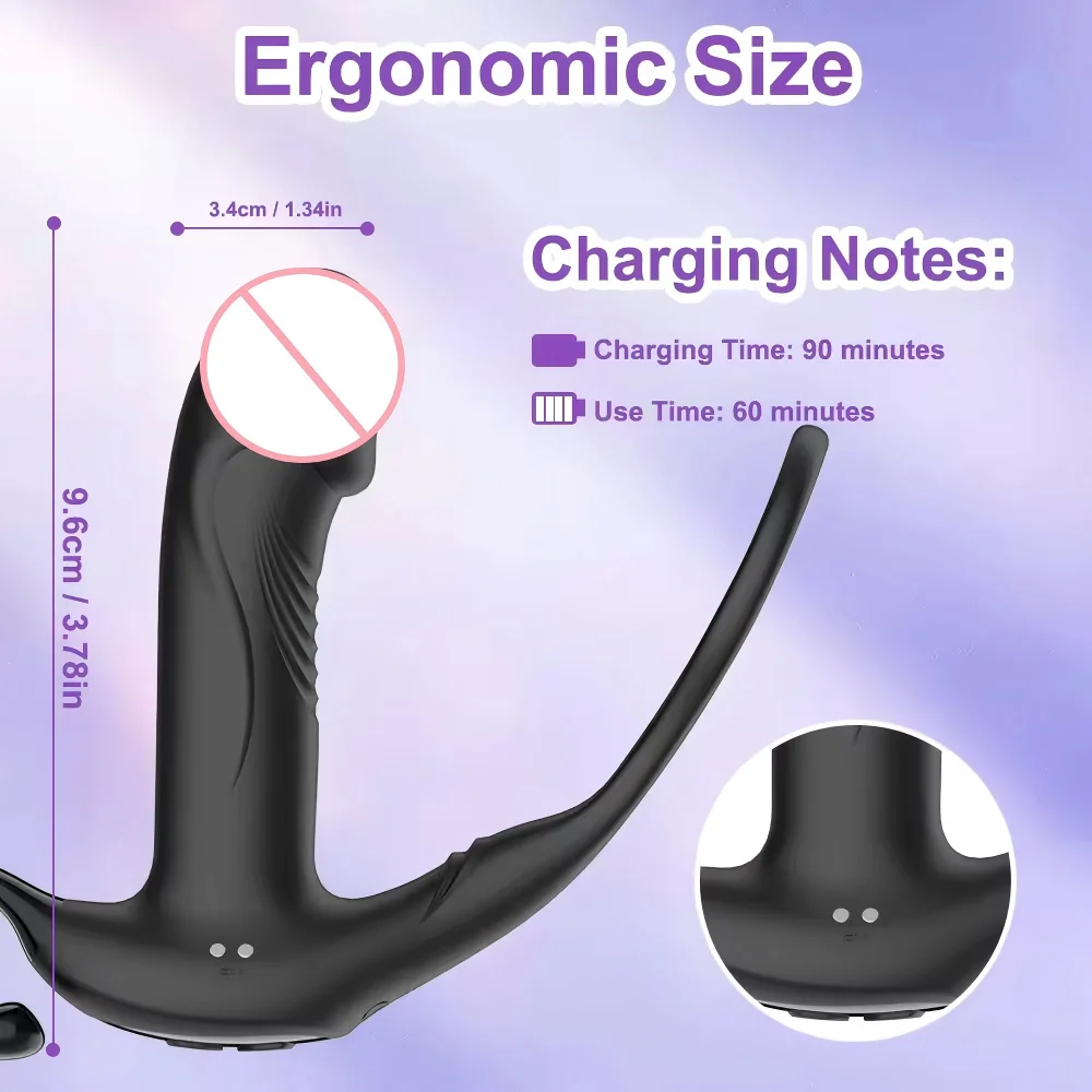 Vibrating Butt Plug Prostate Massager with Cock Ring Prostate Toy Prostate Massage Vibrator with 10 Modes Thrusting Supplier Vibrating Butt Plug Prostate Massager with Cock Ring Prostate Toy Prostate Massage Vibrator with 10 Modes Thrusting Supplier