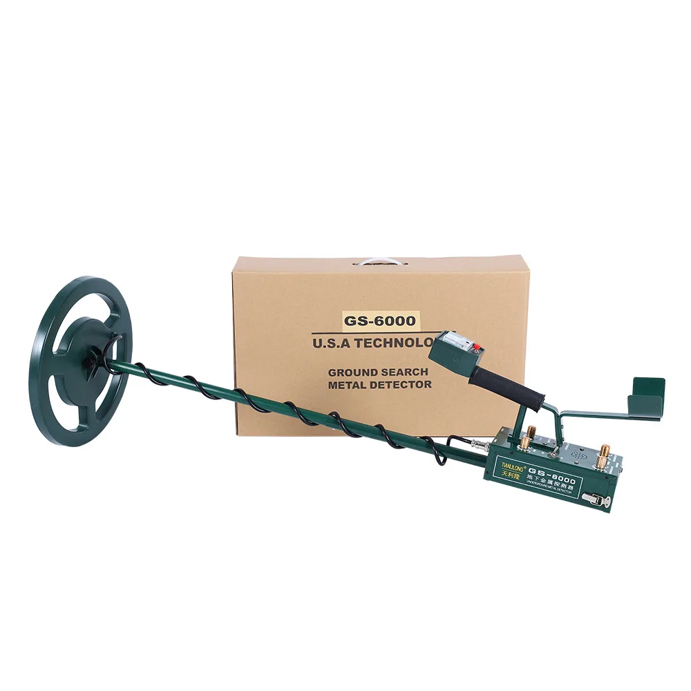 GS6000 Metal Detector High Precision Detector Underground Treasure Finder Outdoor Waterproof Treasure Finder Gold and Silver