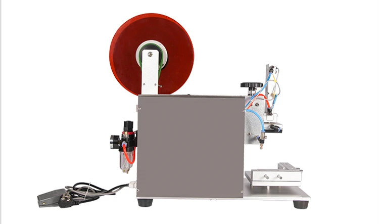 Semi-automatic Table-top Electric Manual Labeling Machine For Flat Side ...