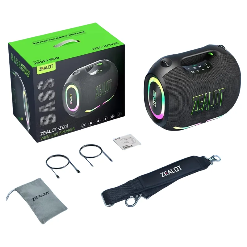 ZEALOT ZE01 120W Portable Bluetooth Speakers - Outdoor Party
