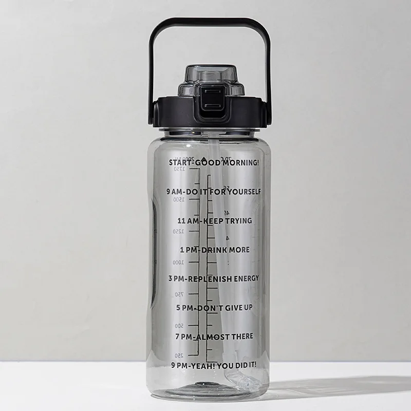 2 Liter Water Bottle Gym Motivational Water Bottle With Time Marker - Buy 2  Liter Water Bottle,Motivational Water Bottle,Gym Water Bottle Product on  Alibaba.com