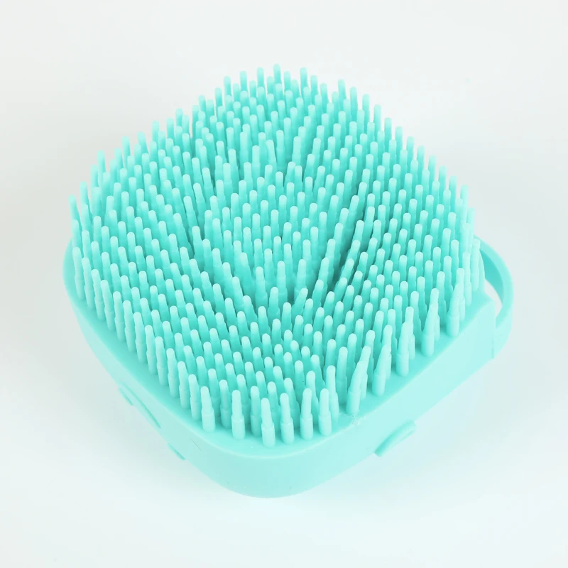 2 In 1 Soft Silicone Pet Grooming Cleaning Shower Body Scrubber Cat