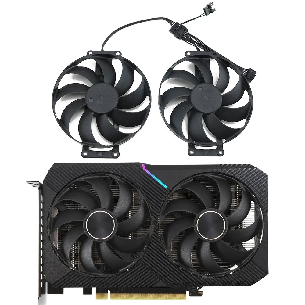 CF9010U12D FDC10H12S9-C RTX 3060 3060Ti 3050 вентилятор охлаждения для ASUS RTX3060 DUAL OC RTX3060Ti видеокарты