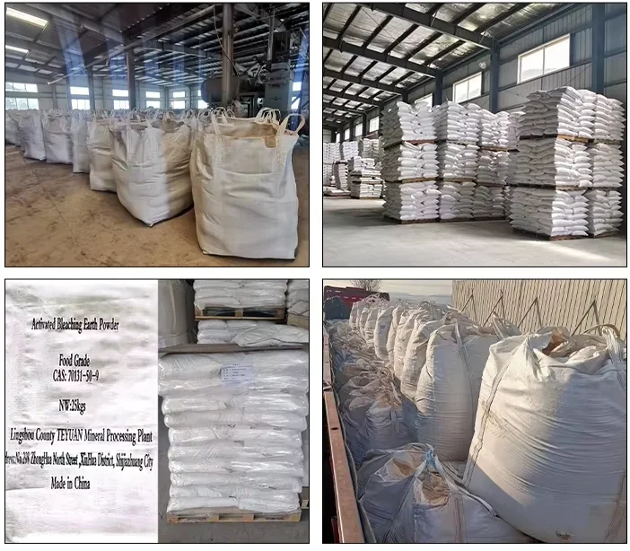 Factory Price Activated Bleaching Earth Powder for Refining Edible Vegetable Palm Soybean Sunflower Oil