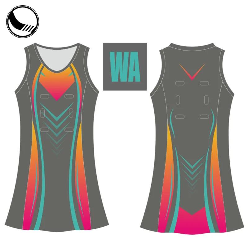 BETHERIVAL Sublimation Cheap Women Netball Dress