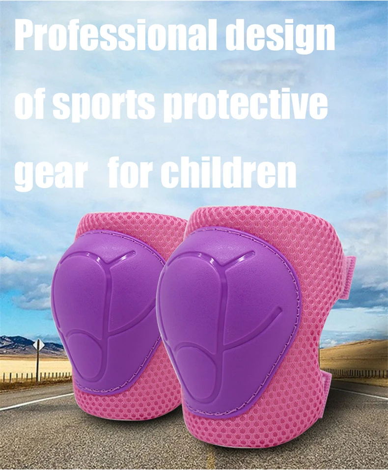 Children Kids Sports Knee Elbow Wrist Protective Pads Gear Safety Pads