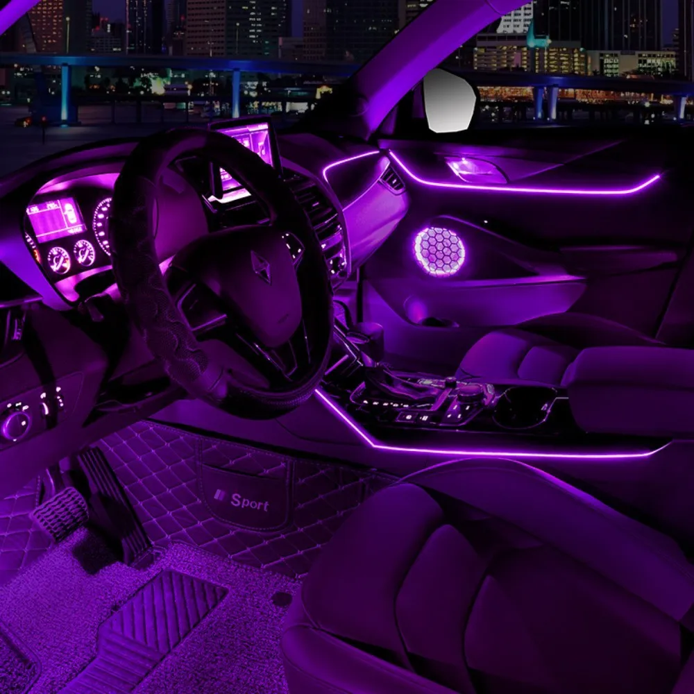 (neo )ユニバーサル シンフォニーLEDアンビエント(18in1) Factory Wholesale 18-in-1 Car Universal Symphony Ambient Light Kit