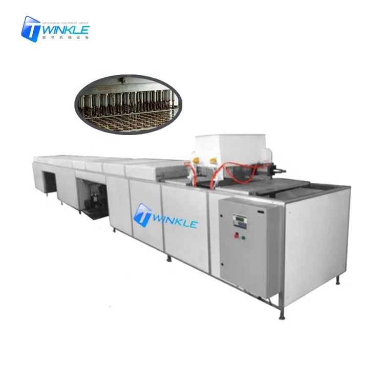 Депонирующая машина для шоколадных чипсов с охлаждающей