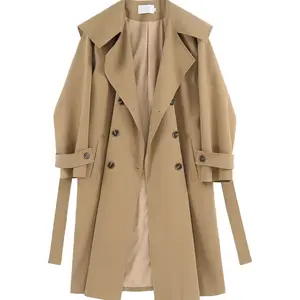Belted Relaxed Men Manufacturer Design Coat and Waterproof Zipper Jacket Plus Size Women's Trench Coat,overcoat.