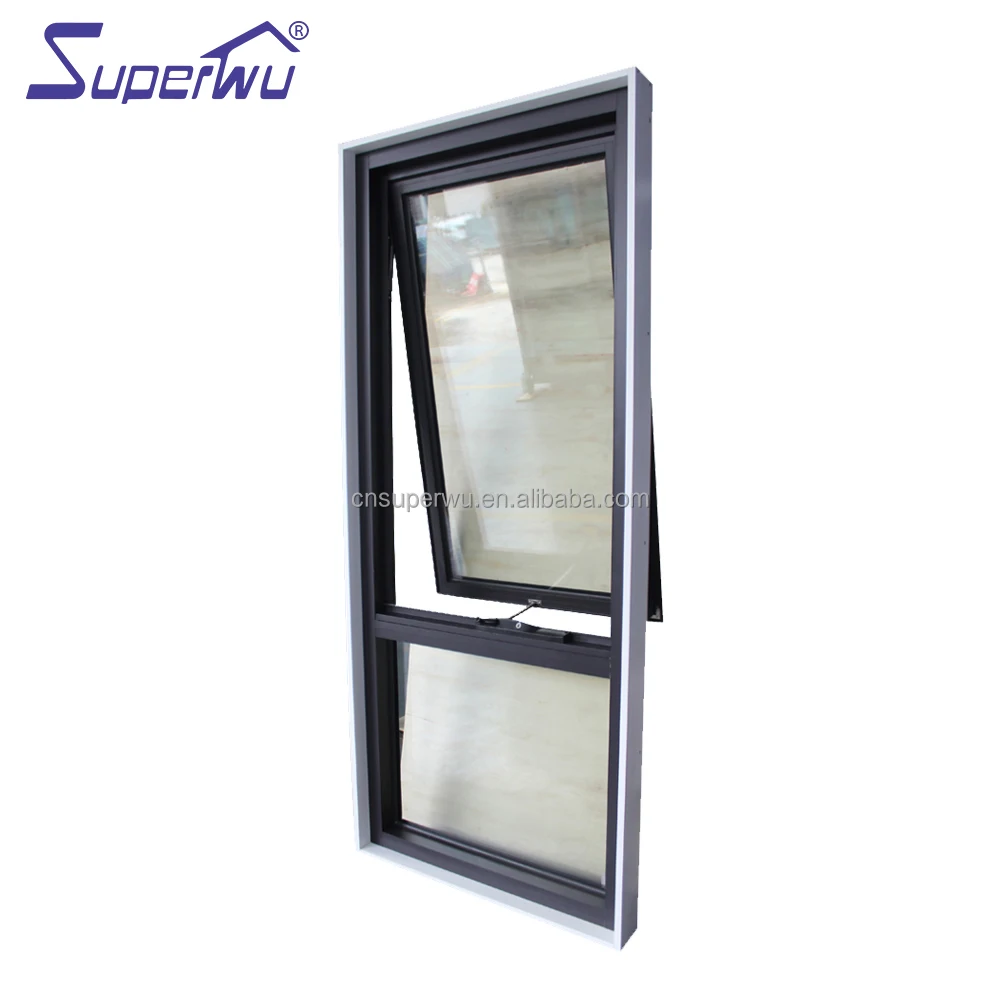 New Style Aluminium awing vertical design latest window grill design