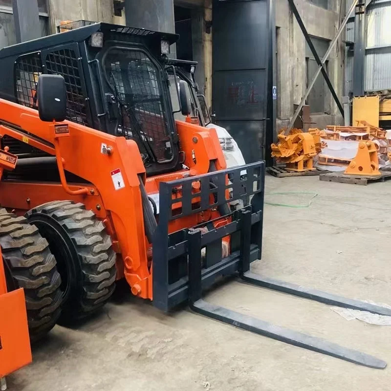 Excavator Attachment Pallet Fork Frame with Engine Gite Core Components