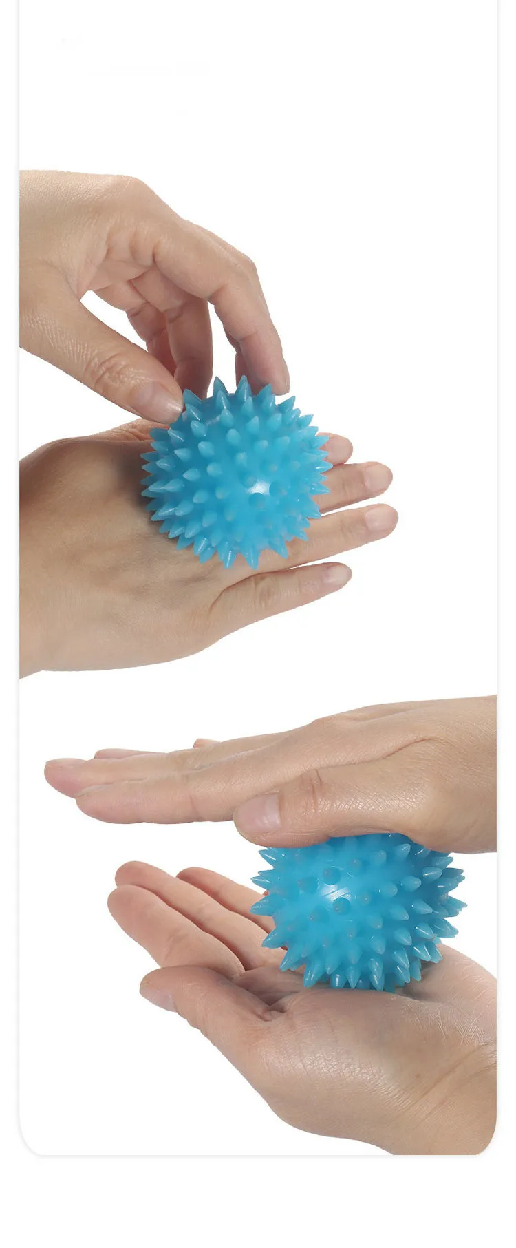 Массажный мяч «Ежик» для раннего детства, тренировочный сенсорный мяч для реабилитации, пальмового массажа, йоги