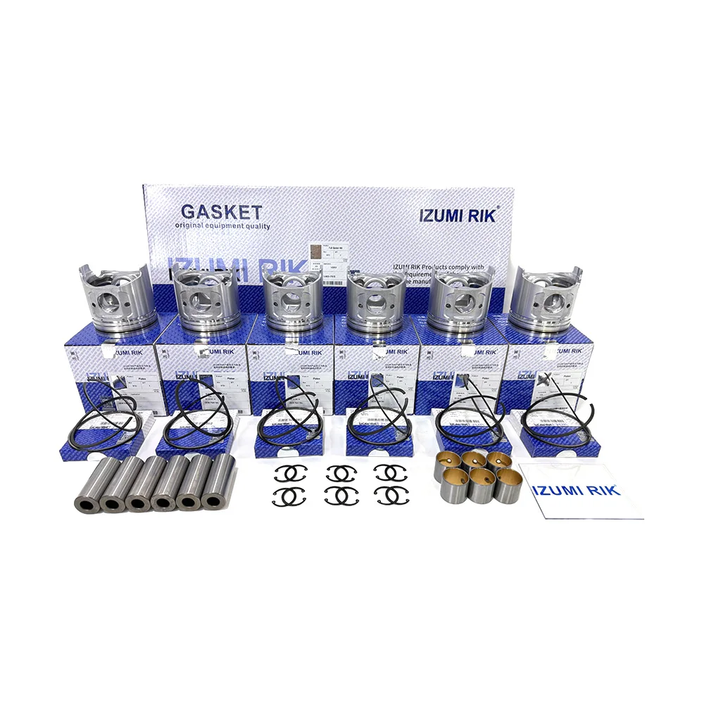 IZUMI RIK S580 S630 Piston & Piston Ring Set for Bobcat Construction Machinery Engine Parts