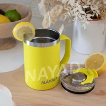 2024 NAYAD Hot Sale 15oz 304 Double Wall Stainless Steel Vintage Coffee Mug Travel-Keeps Hot Cold Food Safe Vacuum-Insulated