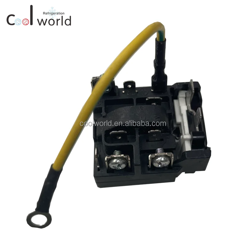 HUAYUWA Refrigerator Starter Relay With Overload Protection – QP3-15A-G1 Compatible Replacement For Fridge Compressors