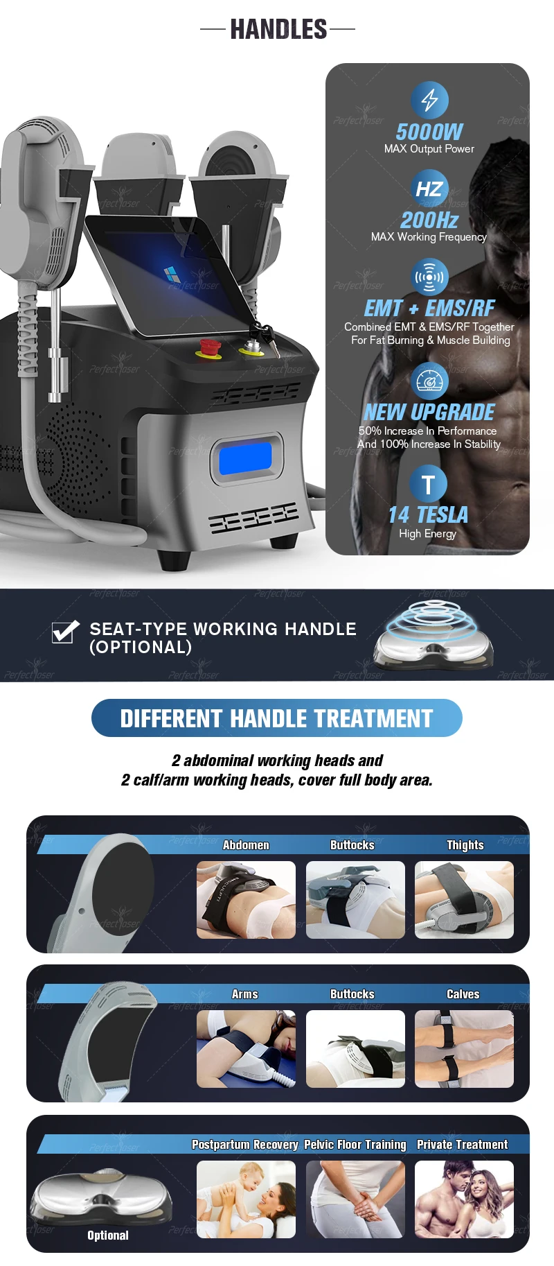 Portable Ems Sculpting Machine Ems Sculpting Machine 14 Tesla Rf Ems ...