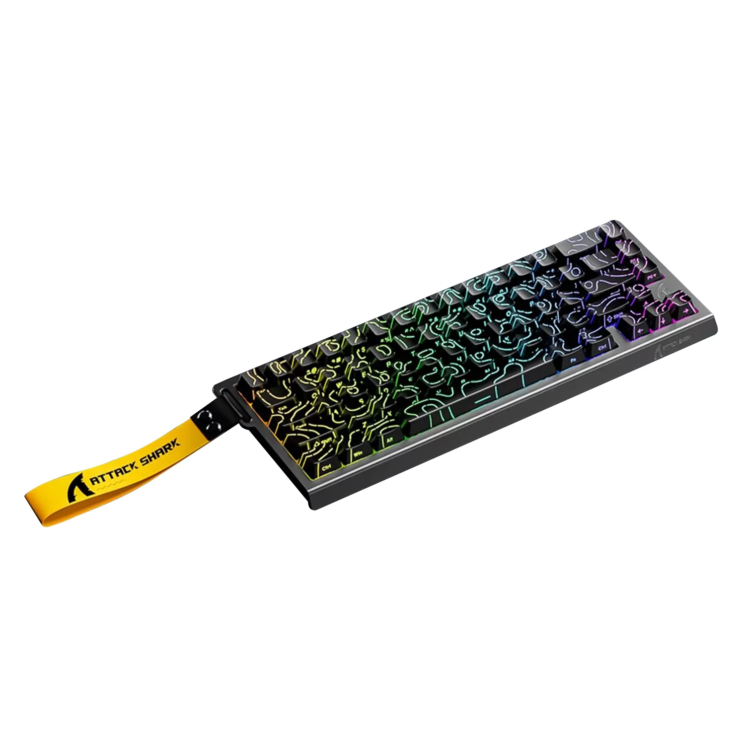Teclado Mecânico Attack Shark X68he com Interruptor Magnético