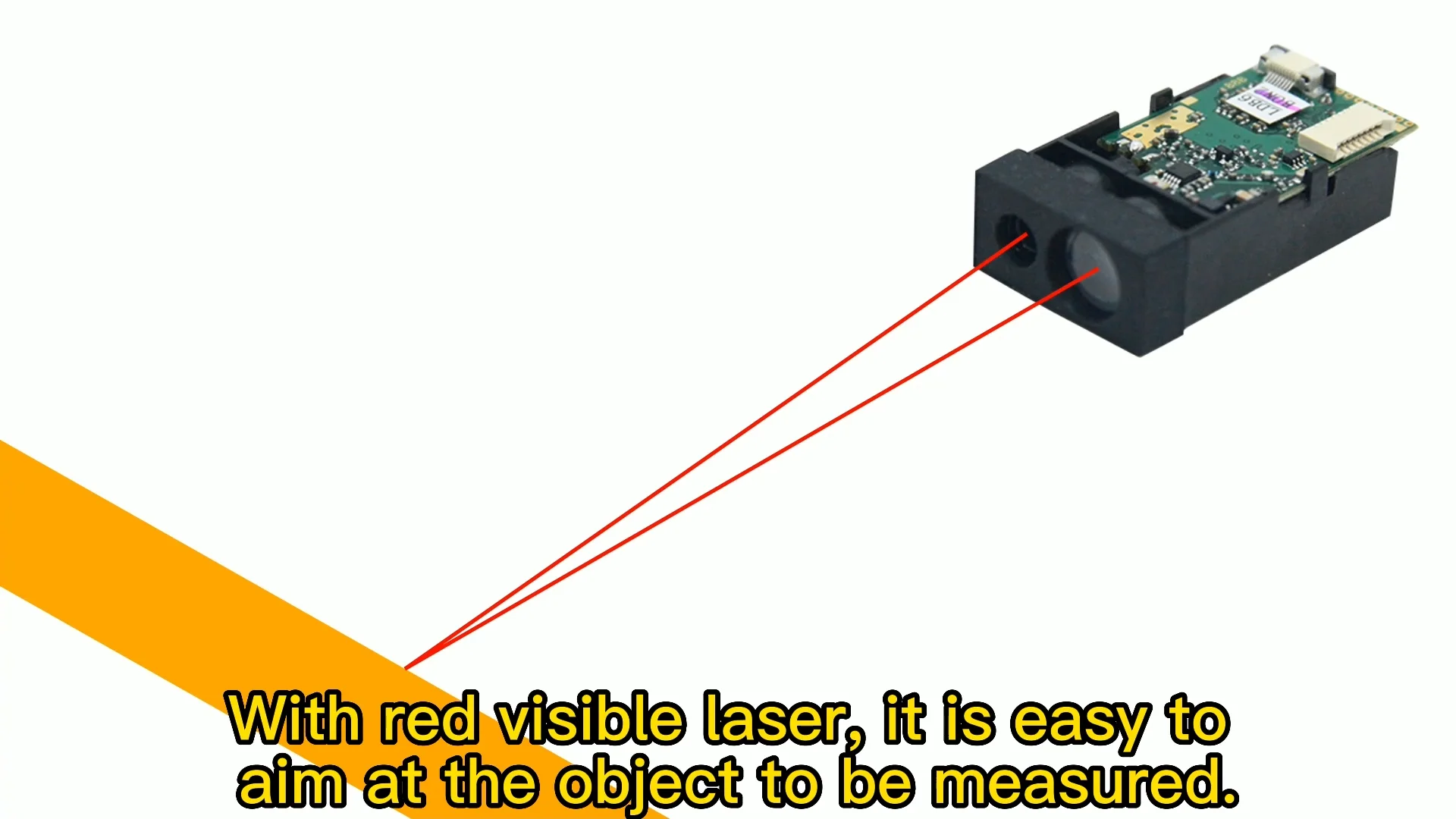 40m Rs232 Laser Measurement Lidar Module 10hz High Speed Tof Laser Distance Meausirng Device
