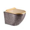 crocodile matt black gold