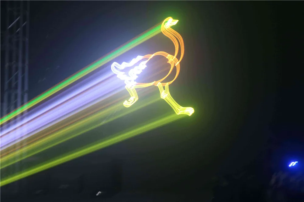 Programmable Integrated Pangolin FB4 40K 6W RGB Full Color Animation Laser Light