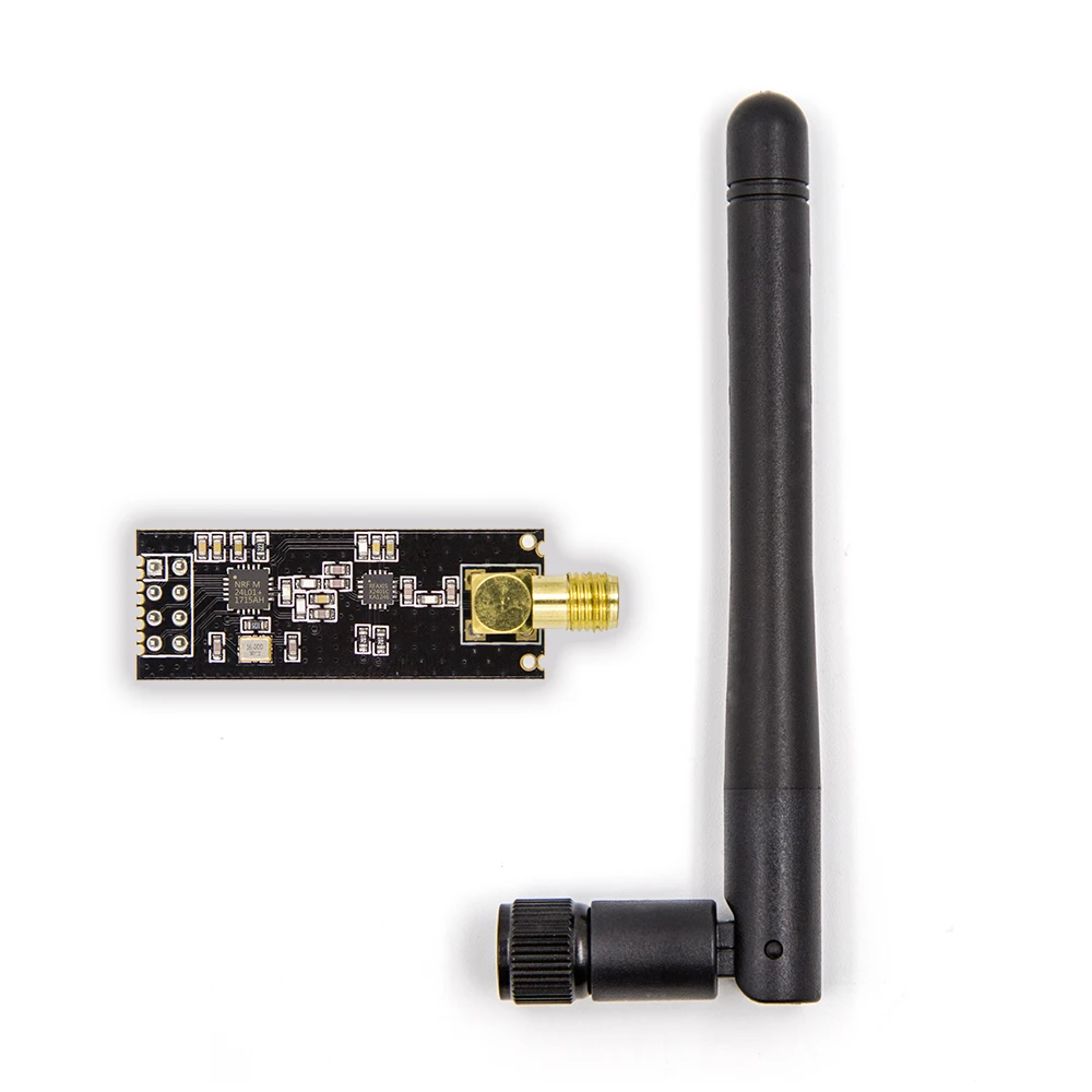 Nrf24l01palna Wireless Rf Transceiver Module With Antenna 24g 1100m Compatible Buy Nrf24l01 