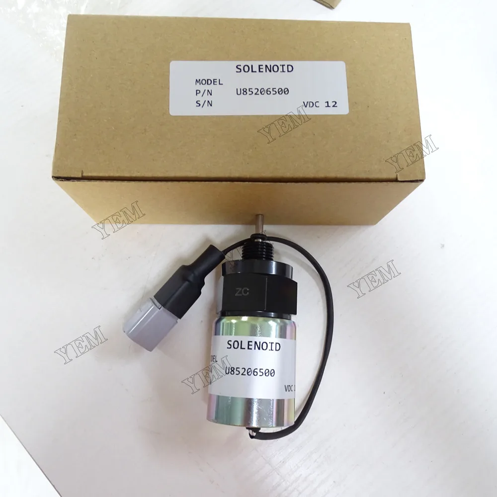 For Perkins U85206500 Solenoid Valve 12V Engine Parts Factory 3