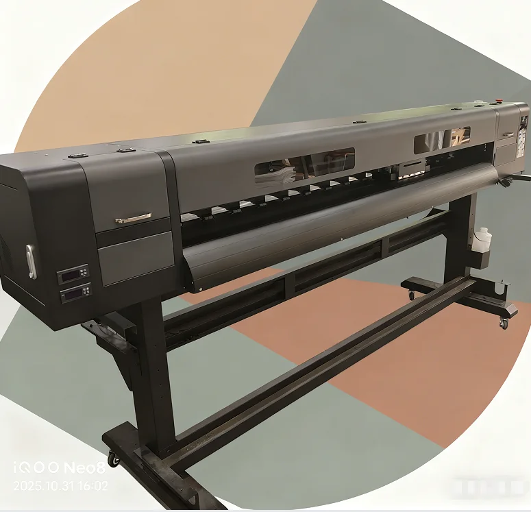 New Sublimation Machine Plotter with Eco Solvent & Sublimation Ink 2 Nozzles 1820mm Print Width for Poster Clothes Flex Egg