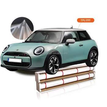 Car Accessories 2025 Film Car protection No Cracking&no Hydrolysis Glossy clear Ppf Vinyl Car Wrap Tpu Ppf 1.52x15m Hydrophobic