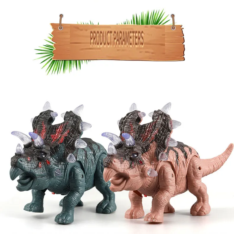 Children's Toy Electric Dinosaur Triceratops Model