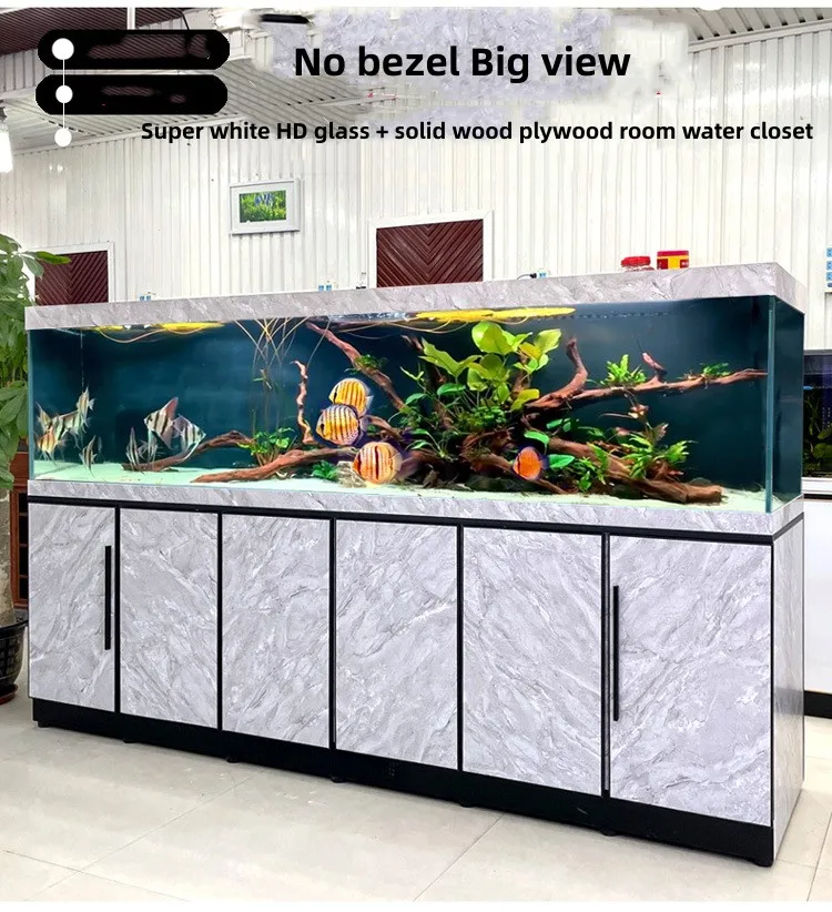 High Crystal Glass Rimless Fish Tank Wholesale Low Iron Aquarium Glass Tank Buy Fish Tank