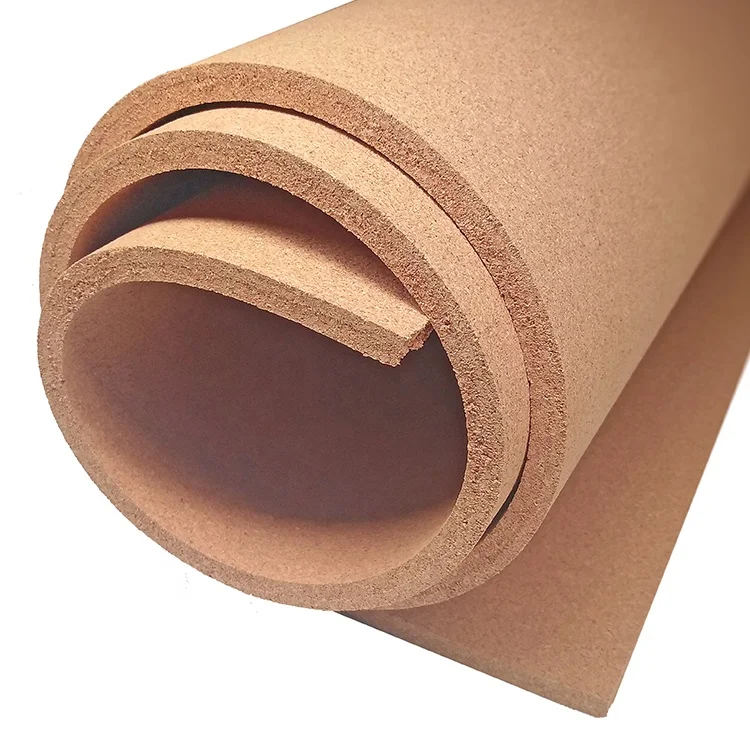 Manton Cork Roll, 4' x 8' x 1/4, 100% Natural 