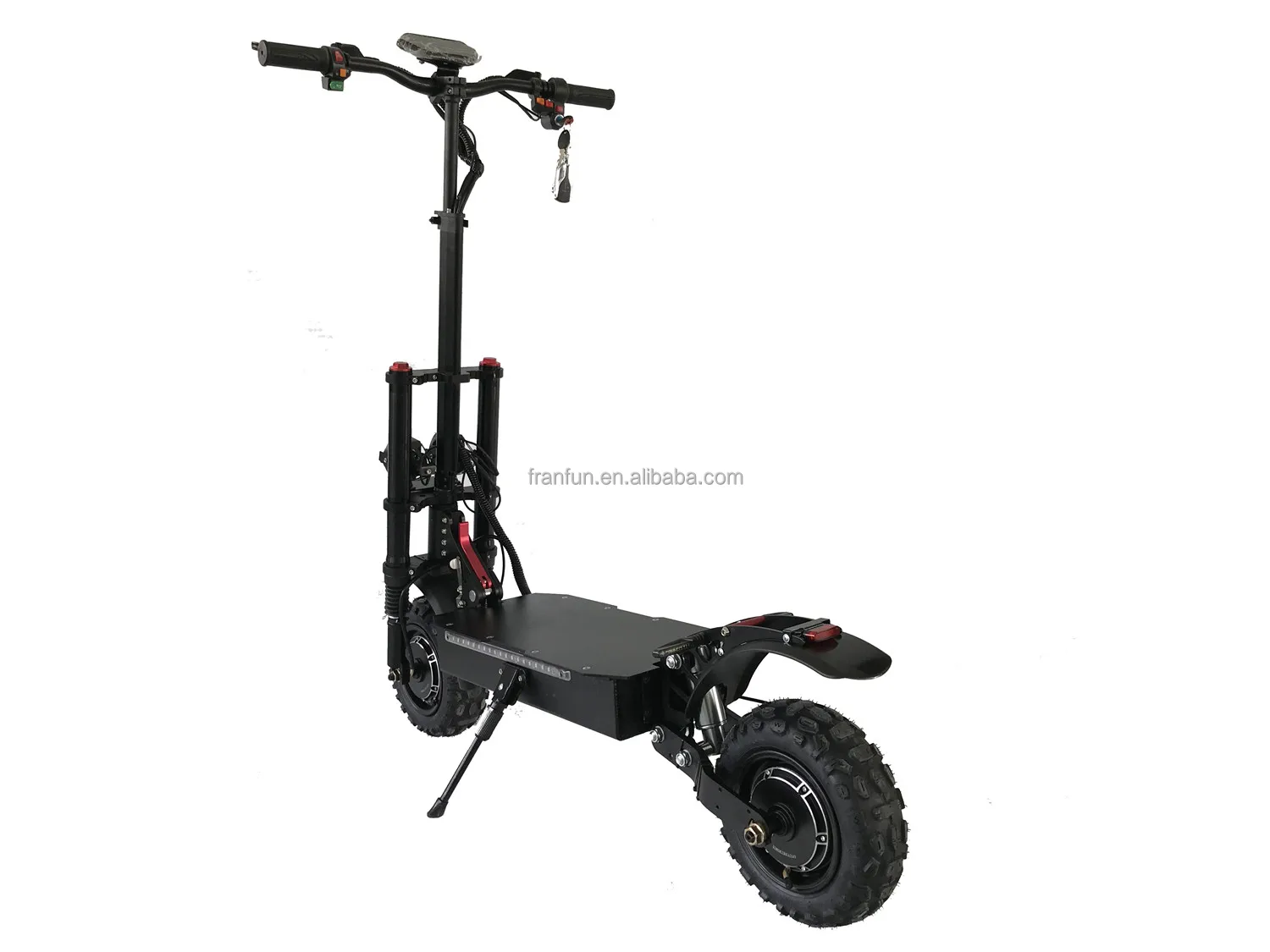 ce rohs认证1200w   1200w双马达特技滑板车11英寸全地形双功率电动