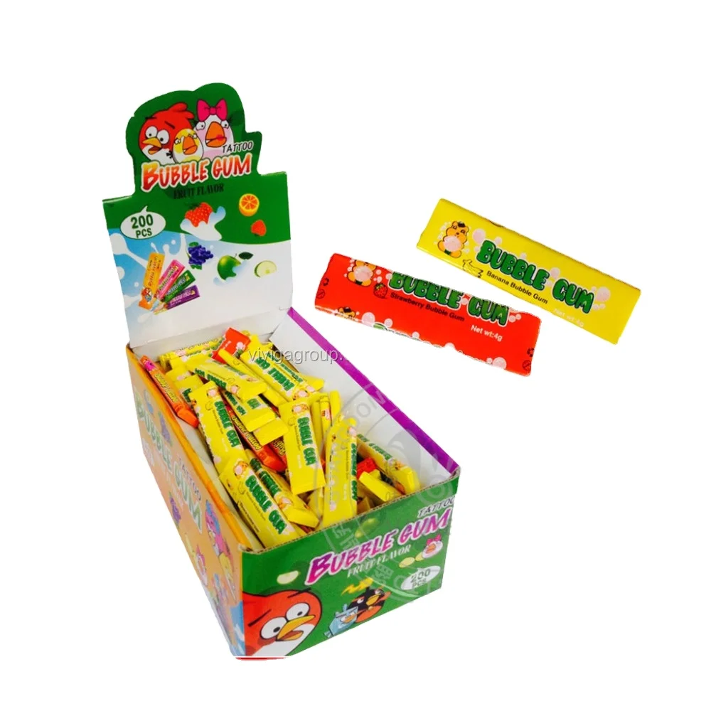 Fruity Chewing Gum With Cartoon Tato - Buy Cartoon Gum,Fruity Gum,Gum With  Tatto Product on 