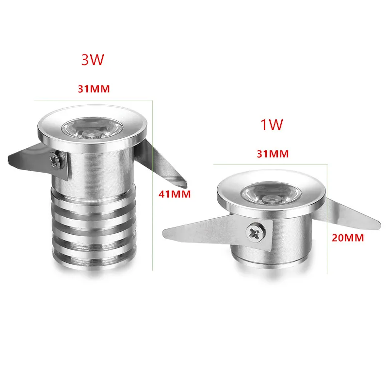 AC 85-265V COB Mini Recessed LED Downlight 1W Elevator Light Ceiling Spot for Elevator Ceiling Lighting