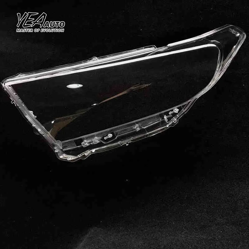 product yea auto car headlight cover lens glass for toyota highlander 2012 2013 2014 lens cover pc lampshade clear shell-34