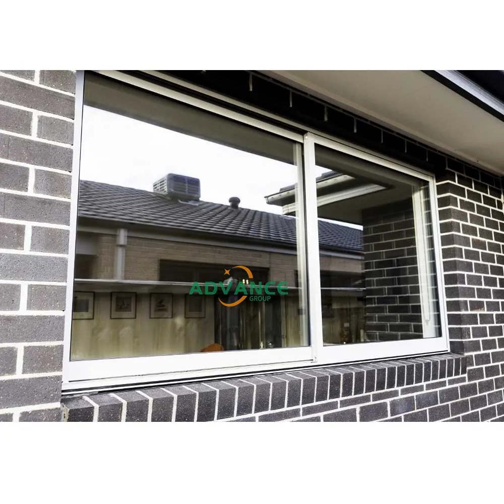 ADVANCE Glazed Manual Open Style Crank Window Double Glass Aluminum Awning windows for the Kitchen