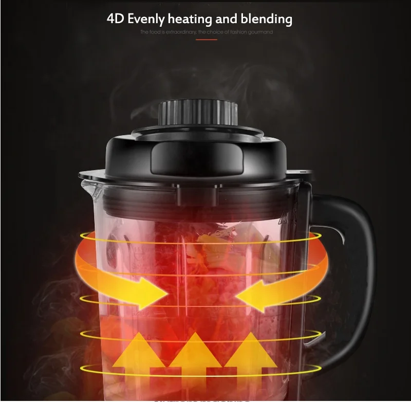 Touchpad Juice Soup Maker Blender Soya Bean Multi Function Heating Blender