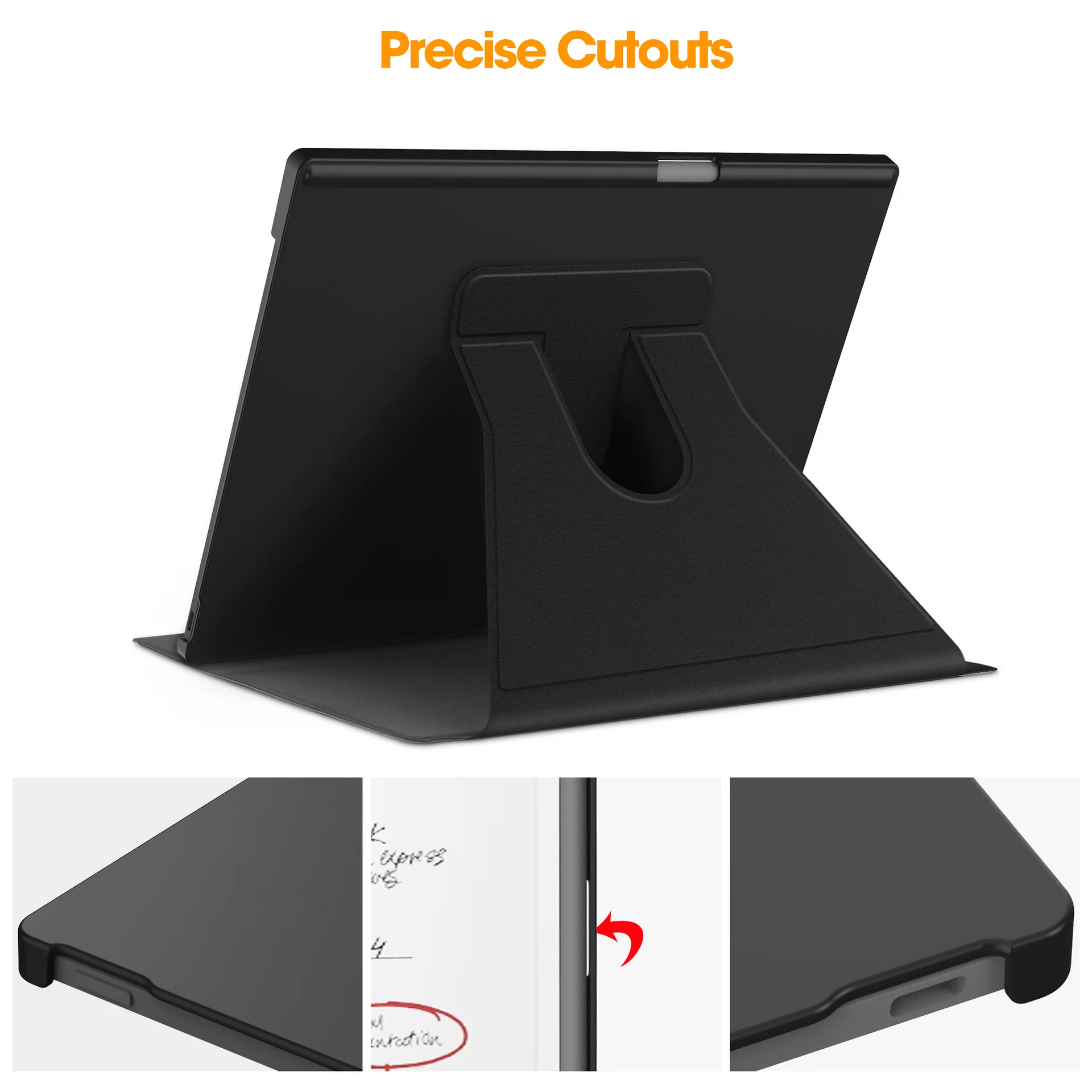 360 Rotating Bracket Tablet Case Cover For reMarkable Paper Pro 11.8 With Hidden Pen Slot Automatic sleep protection case details