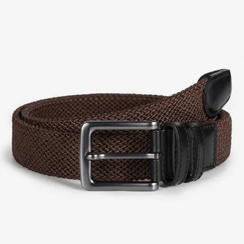Custom Elastic Belt for Men Genuine Leather Keep Belt