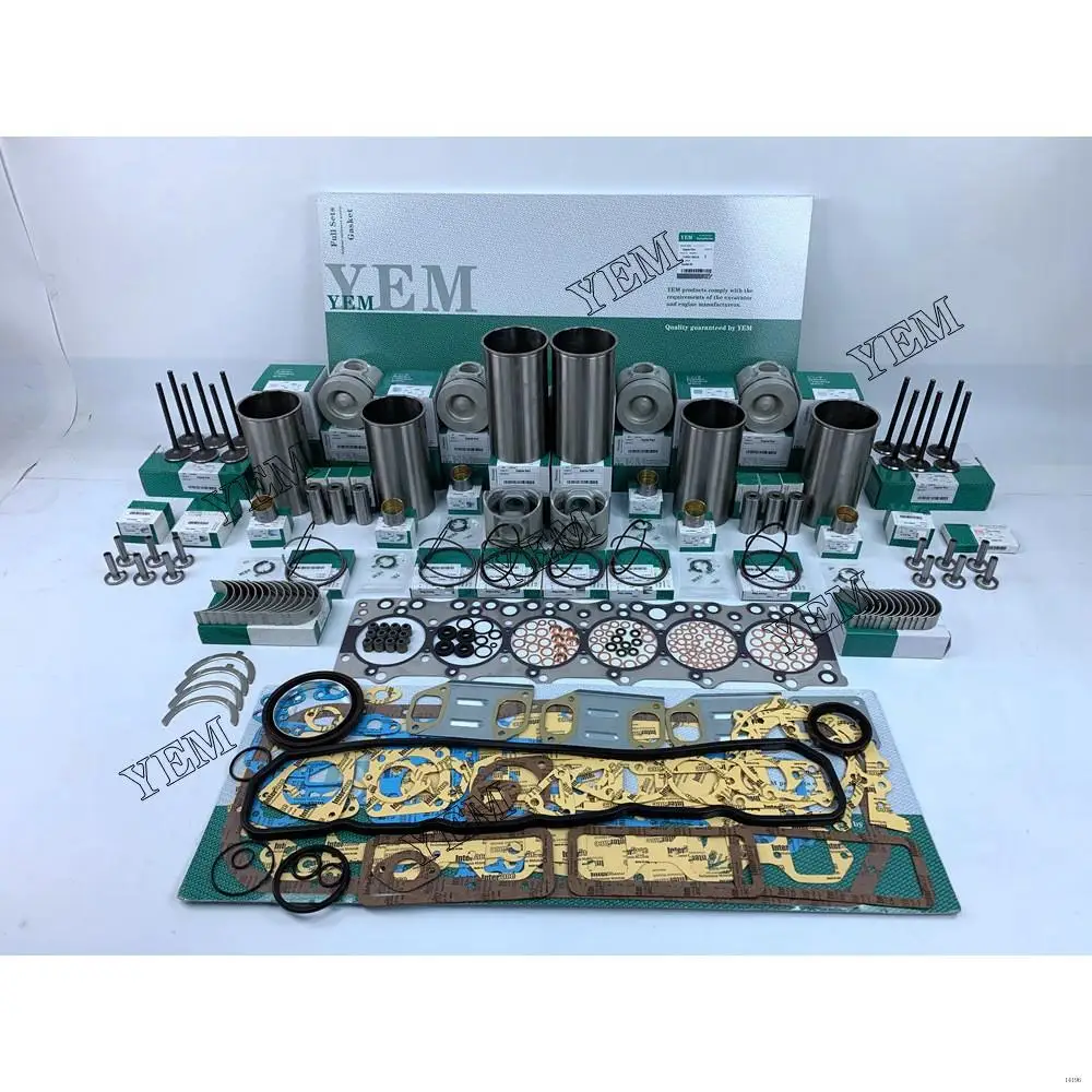 Repair Kit With Cylinder Gasket Set Piston Rings Liner Bearing Valves for Doosan DB58