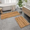 Diatomaceous earth bathroom mat - Walnut