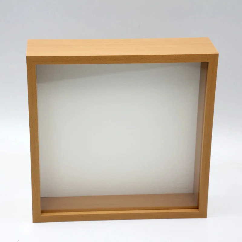 Wholesale Mdf Craft Picture Box Frame Photo 3d Shadow Specimens Box