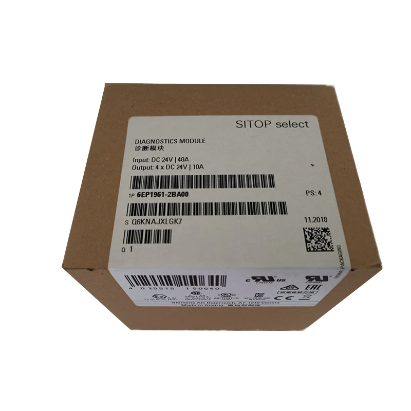 new original 6ep1961 2ba00 redundancy power supply module realizes power supply backup switching stable bus voltage distribution overcurrent protection ensures uninterrupted operation of important plc-1