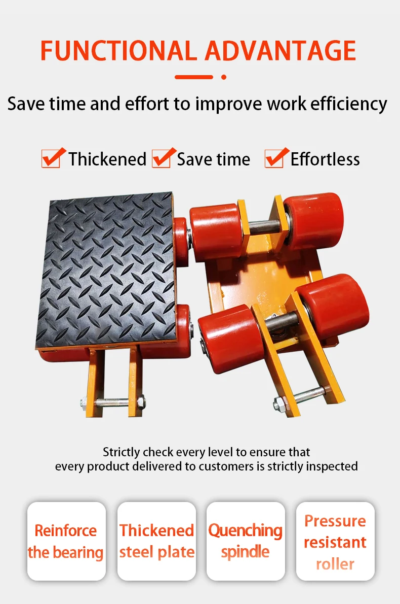 Jndo Factory Good Quality Portable Fuel Tank Type Carrying Roller Cargo