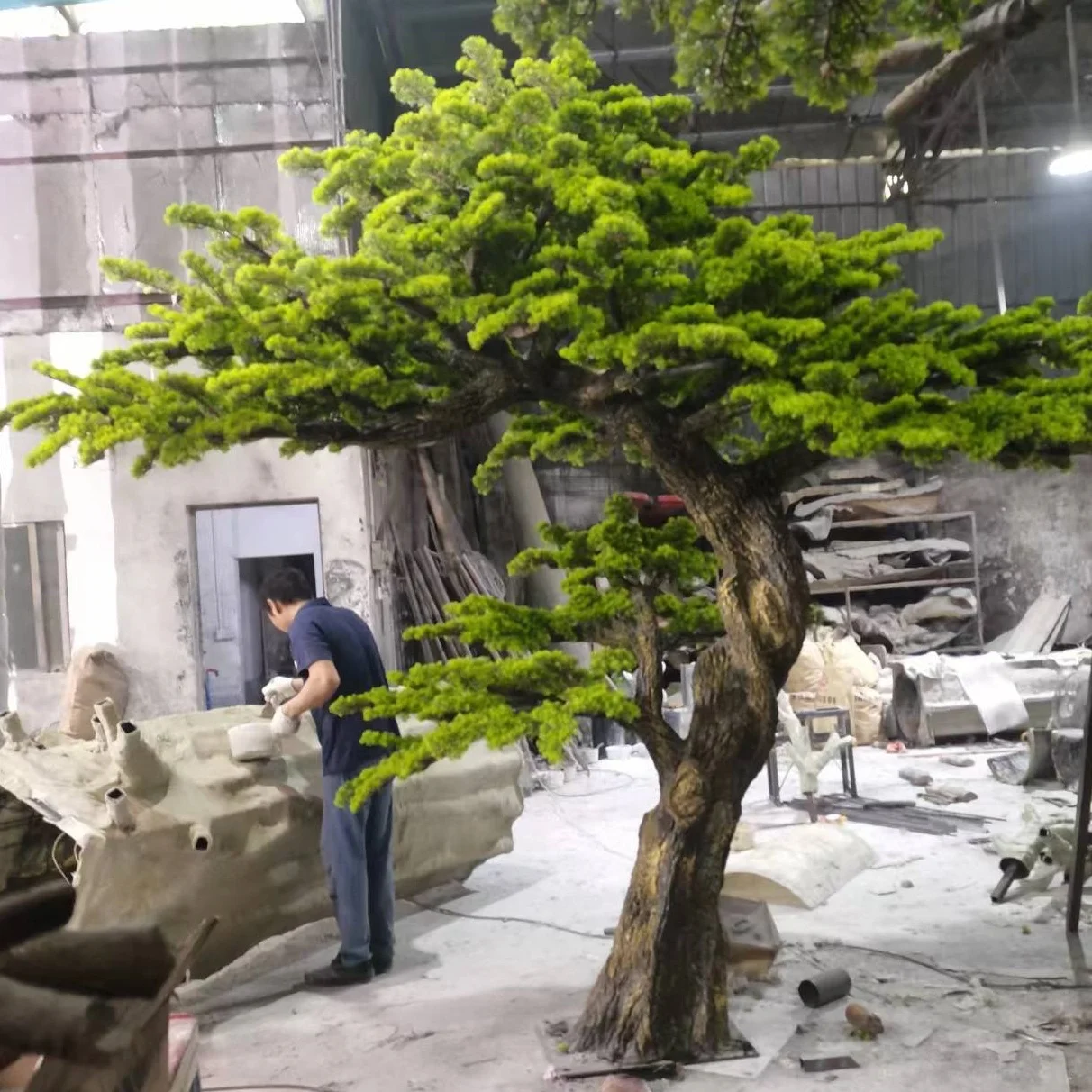 Groer Knstlicher Bonsai-Kieferbaum fr Garten-Deko, Naturgrn, 1M, 2M,  3M, fr Auen- und Innenbereich| Alibaba.com