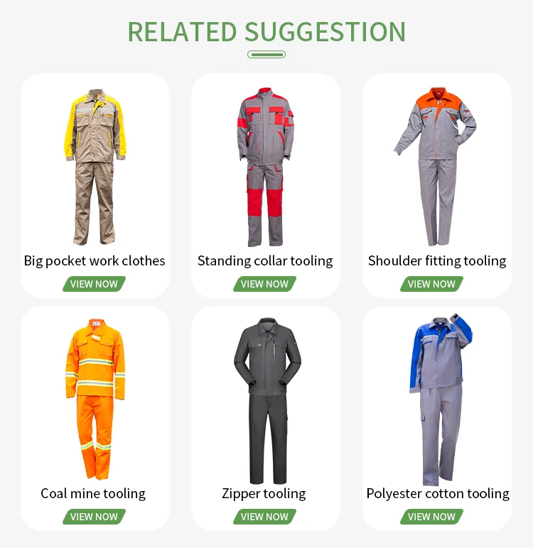 Professional Safety Workwear Jacket And Pants Construction Work Uniforms Coveralls Maintenance